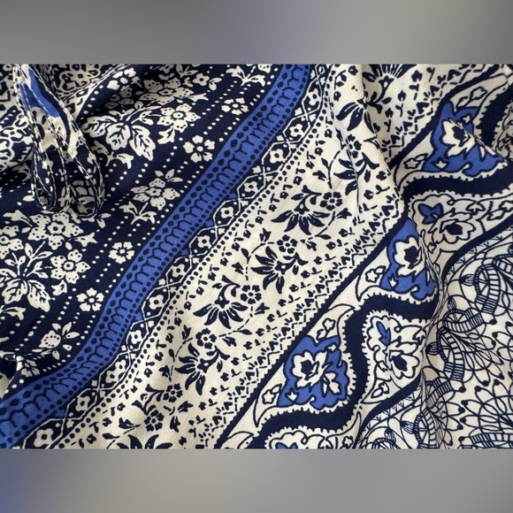 Design Lab Lord & Taylor Flowy Boho Soft Pants - Picture 3 of 7